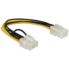 Delock Power Cable PCI Express 6 pin female > 8 pin male