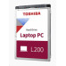 TOSHIBA HDD L200 Laptop PC (SMR) 2TB, SATA III, 5400 rpm, 128MB cache, 2,5