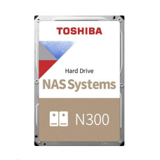 TOSHIBA HDD N300 NAS 10TB, SATA III, 7200 rpm, 256MB cache, 3,5