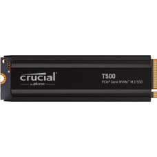 Crucial T500 1TB PCIe Gen4 M.2 2280SS SSD heatsink