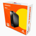 ADATA Externí HDD 4TB HM800, USB Micro-B, USB 3.2, černá