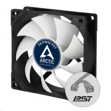 ARCTIC F8 PWM PST Case Fan - 80mm case fan with PWM control and PST cable