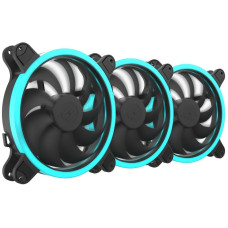 SilentiumPC sada přídavných ventilátorů Sigma HP Corona RGB 140 3-pack / 3x 140mm fan / RGB LED / ultratichý