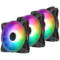 DEEPCOOL větrák CF120 PLUS / 120mm / PWM / ARGB