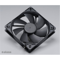 ventilátor Akasa - 12 cm  - černý - tichý S