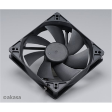 ventilátor Akasa - 12 cm  - černý - tichý S