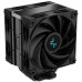 DEEPCOOL chladič AK400 Zero Dark Plus / 2x 120mm fan / 4x heatpipes / PWM / pro Intel i AMD / komplet černý