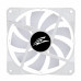 EVOLVEO 12FSW ventilátor 120mm, ARGB, bílý rám, slave