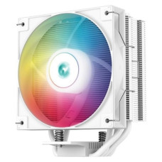 DEEPCOOL chladič AG400 ARGB / 120mm fan ARGB / 4x heatpipes / PWM / pro Intel i AMD / bílý