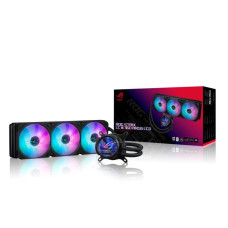 ASUS vodní chladič CPU AIO ROG STRIX LC III 360 ARGB LCD WHITE, 3x120mm, LCD Displej, LGA1700, AM5, bílá