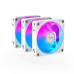 GIGABYTE ventilátor AORUS EZ CHAIN FAN ICE 3-PACK, 3x120mm, bílá