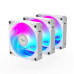 GIGABYTE ventilátor AORUS EZ CHAIN FAN ICE 3-PACK, 3x120mm, bílá