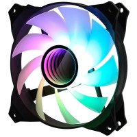 Zalman ZM-IF120 ,Ventilátor, 120mm, HBS ložisko, 3-pin, 21dBA, ARGB podsvícení, bílo-černý