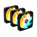 GIGABYTE ventilátor EZ CHAIN FAN 3-PACK, 3x120mm, černá