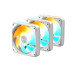 GIGABYTE ventilátor EZ CHAIN FAN 3-PACK, 3x120mm, bílá