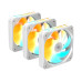 GIGABYTE ventilátor EZ CHAIN FAN 3-PACK, 3x120mm, bílá