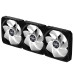 GIGABYTE ventilátor EZ CHAIN RVS FAN 3-PACK, 3x120mm, černá
