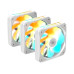 GIGABYTE ventilátor EZ CHAIN RVS FAN 3-PACK, 3x120mm, bílá
