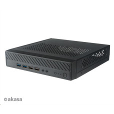 AKASA case Cypher MX3, thin mini-ITX (Sub 2L Chassis with 2 x USB 2.0 & 2 x USB 3.0, VESA mountable)