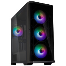 Zalman skříň Z10 Duo / ATX / 4x120 mm ARGB fan / 2xUSB 3.0 / USB-C / tvrzené sklo