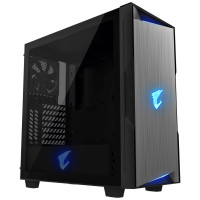 GIGABYTE AORUS C300 GLASS / ATX / průhledná bočnice / 2x USB 3.0 / USB-C / HDMI / RGB / černá