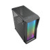 FSP/Fortron ATX Midi Tower CMT212A Black, A.RGB light bar