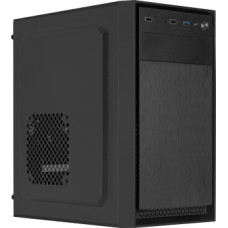EUROCASE skříň MC X104 black, micro tower, 1x USB 3.0, 2x USB 2.0, 2x audio, bez zdroje