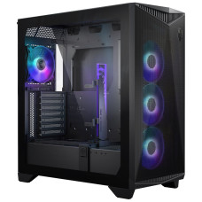 MSI skříň MPG GUNGNIR 300R AIRFLOW/ bez zdroje/ levé temperované sklo/ 4x 120 mm A-RGB fan/ 1x USB-C/ 2x USB3.2/ černá