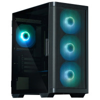 ZALMAN M4 Black Skříň, Mini tower, bez zdroje, mATX, 4× 120mm ARGB ventilátor, 2× USB 3.0, 1× USB 2.0, černá