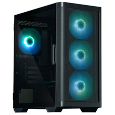 ZALMAN M4 Black Skříň, Mini tower, bez zdroje, mATX, 4× 120mm ARGB ventilátor, 2× USB 3.0, 1× USB 2.0, černá