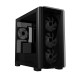 ASUS case A23 PLUS TG ARGB, Mini Tower, průhledná bočnice, 4x120mm ARGB Fan, černá