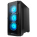 CHIEFTEC skříň APEX, E-ATX, 1x USB-C 3.2, 2x USB 3.0, 4x 120mm ARGB Fan, ARGB Hub, černá