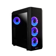 CHIEFTEC skříň SCORPION 3, ATX, 1x USB-C 3.2, 2x USB 3.1, 4x 120mm ARGB Fan, ARGB Hub, černá