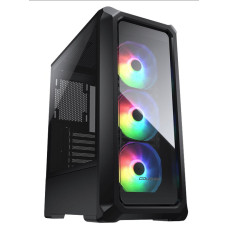 COUGAR PC skříň ARCHON 2 RGB Black Mid Tower TG Front Panel 3 x ARGB Fans 3mm TG Left Panel