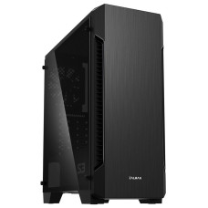 Zalman case miditower S3 TG, ATX, 3x 120mm ventilátor, 1x USB 3.0, 2x USB 2.0, průhledná bočnice, černá, bez zdroje