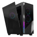 GIGABYTE case AORUS C500 GLASS, bez zdroje, průhledná bočnice, Mid Tower, černá