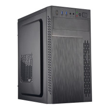 EUROCASE skříň ML M6-505B, Midi Tower, 1xUSB-C, 2x USB 3.0, 2x audio, bez zdroje