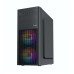 1stCOOL skříň JAZZ 6, micro tower, AU, USB 3.0, bez zdroje, černá