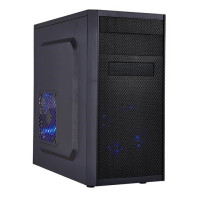 EUROCASE skříň MC X203 EVO black, micro tower, without fans, 2x USB 2.0, 1x USB 3.0 (without splitter)