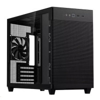 ASUS AP201 PRIME CASE Transparent Glass BLACK, mATX, čierna