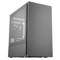 CoolerMaster skříň Silencio S400 Tempered glass, mATX, USB 3.0, bez zdroje, černá