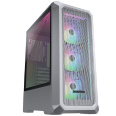 COUGAR PC skříň ARCHON 2 Mesh RGB White Mid Tower Mesh Front Panel 3 x ARGB Fans 3mm TG Left Panel