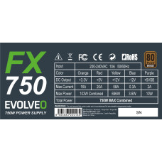 EVOLVEO FX 750/750W/ATX/80PLUS Bronze