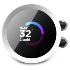 NZXT vodní chladič Kraken 240 RGB / 2x120mm fan / 4-pin PWM / LCD disp. / 6 let / bílý
