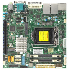 SUPERMICRO MB E3-1585v5, C236, 2xSO-DIMM DDR4 ECC, 4xSATA3, PCIe 3.0 x16, 1xM.2, DVI-A, 4x LAN, IPMI