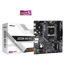 ASRock A620M-HDV/M.2 / AMD A620 / AM5 / 2x DDR5 DIMM / 2x M.2 / HDMI / DP / USB-C/ mATX