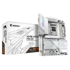 GIGABYTE MB Sc AM5 X870E AORUS PRO ICE, AMD X870, 4xDDR5, 2xHDMI, 2xThunderbolt, WiFi