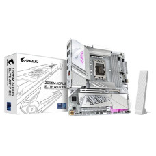 GIGABYTE MB Sc LGA1851 Z890M A ELITE WF7 ICE, Intel Z890, 4xDDR5, 1xDP, 1xHDMI, 1xThunderbolt, WiFi, mATX