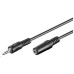 PremiumCord Kabel Jack 3.5mm M/F 3m