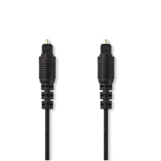 Nedis CAGB25000BK30 - Optický Audiokabel | TosLink Zástrčka - TosLink Zástrčka | 3 m | Černá barva